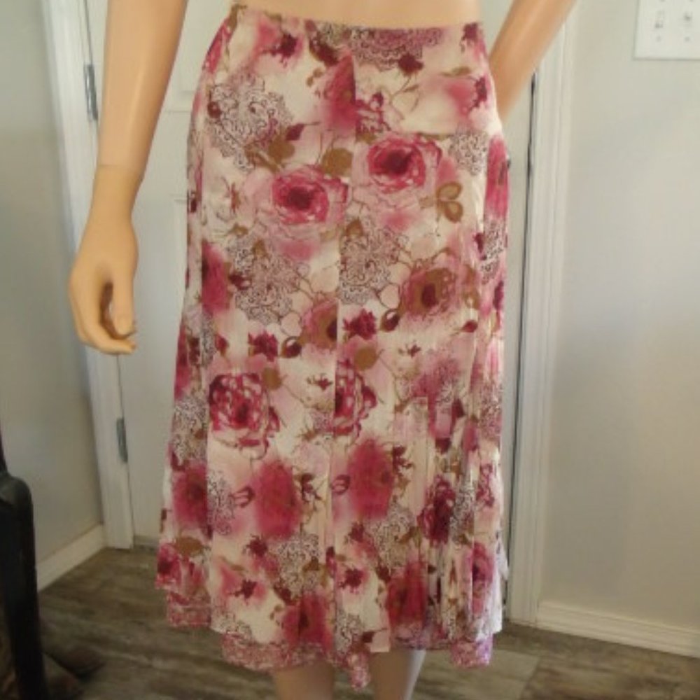 Gorgeous Floral Reversible Skirt